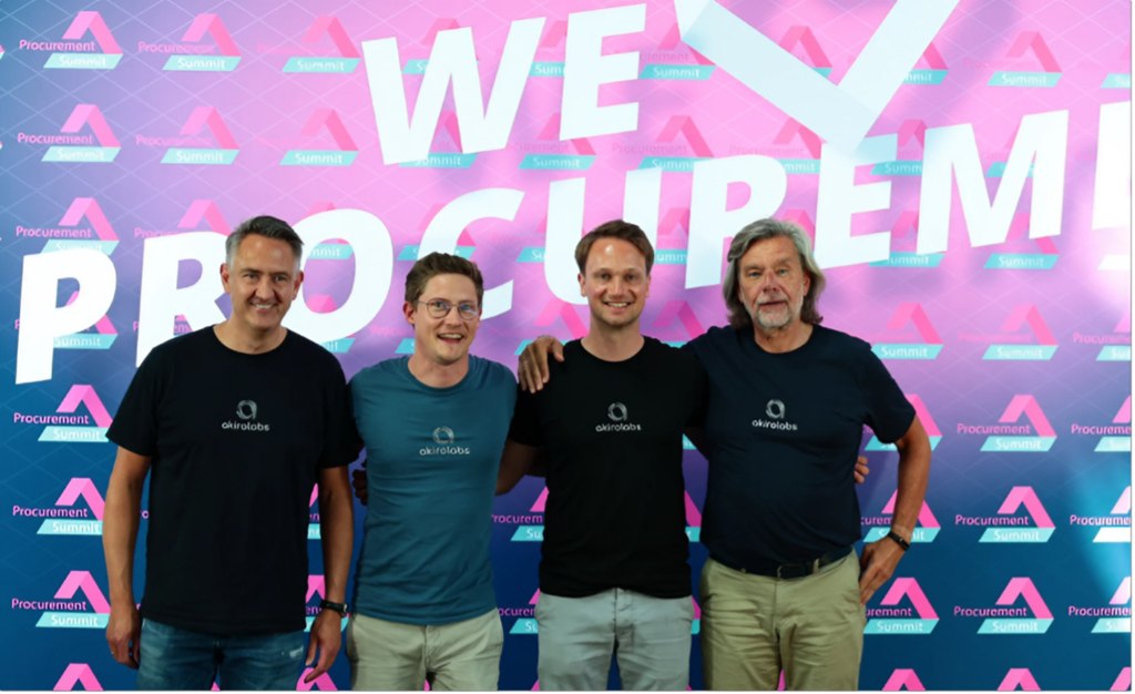 akirolabs Co-Founders Michael, Tim, Christoph and Detlef ( Left to Right )