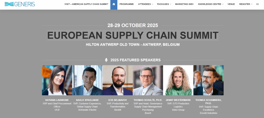 European Supply Chain Summit 2025